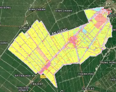 Bản đồ quy hoạch Huyện Vĩnh Thạnh, Cần Thơ