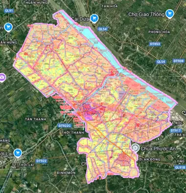 Bản đồ quy hoạch Quận Ô Môn, Cần Thơ