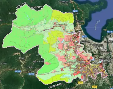 Bản đồ quy hoạch Huyện Hòa Vang, Đà Nẵng