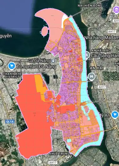 Bản đồ quy hoạch Quận Hải Châu, Đà Nẵng