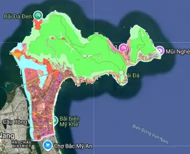 Bản đồ quy hoạch Quận Sơn Trà, Đà Nẵng