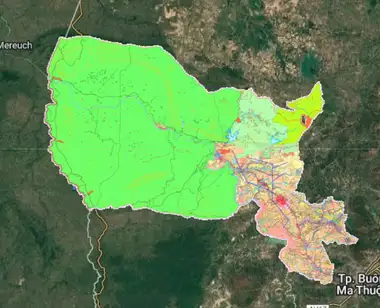 Bản đồ quy hoạch Huyện Buôn Đôn, Đắk Lắk