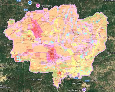 Bản đồ quy hoạch Huyện Cư Kuin, Đắk Lắk