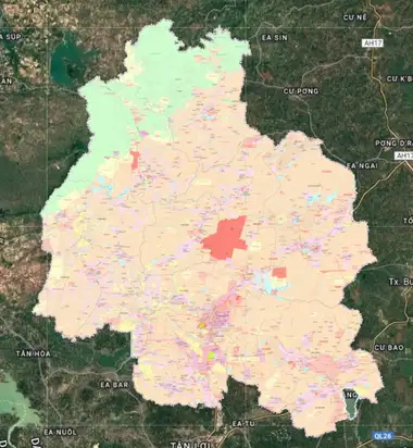 Bản đồ quy hoạch Huyện Cư M'gar, Đắk Lắk