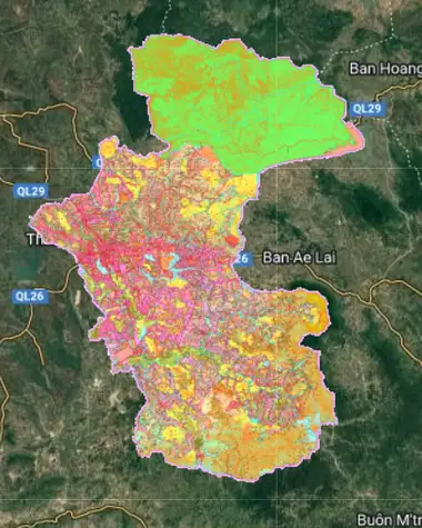 Bản đồ quy hoạch Huyện Ea Kar, Đắk Lắk