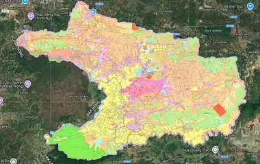 Bản đồ quy hoạch Huyện Krông A Na, Đắk Lắk