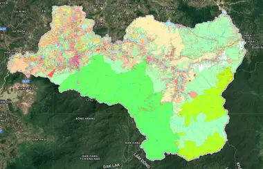 Bản đồ quy hoạch Huyện Krông Bông, Đắk Lắk