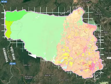 Bản đồ quy hoạch Huyện Cư Jút, Đắk Nông