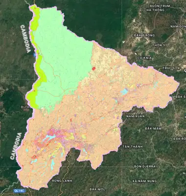 Bản đồ quy hoạch Huyện Đắk Mil, Đắk Nông