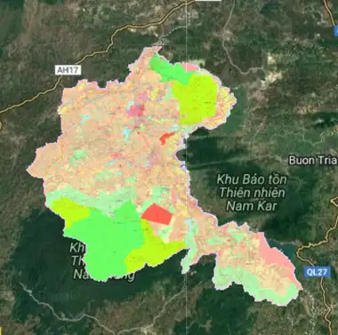 Bản đồ quy hoạch Huyện Krông Nô, Đắk Nông