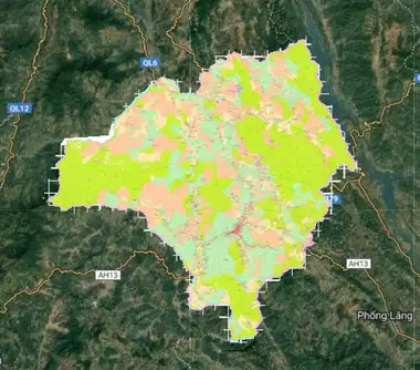 Bản đồ quy hoạch Huyện Tuần Giáo, Điện Biên