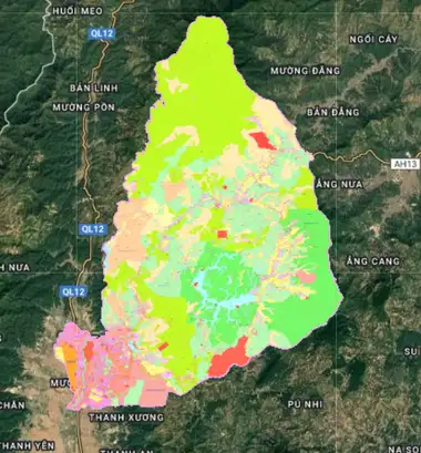 Bản đồ quy hoạch Thành phố Điện Biên Phủ, Điện Biên