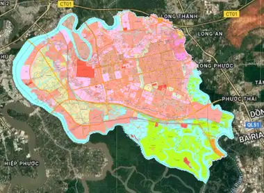 Bản đồ quy hoạch Huyện Nhơn Trạch, Đồng Nai