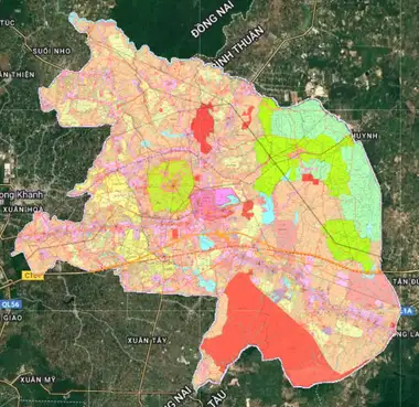 Bản đồ quy hoạch Huyện Xuân Lộc, Đồng Nai