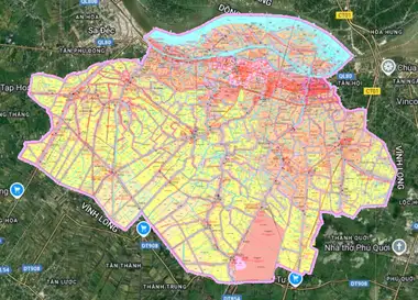 Bản đồ quy hoạch Huyện Châu Thành, Đồng Tháp