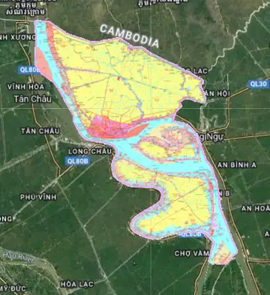 Bản đồ quy hoạch Huyện Hồng Ngự, Đồng Tháp