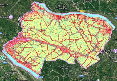 Bản đồ quy hoạch Huyện Lấp Vò, Đồng Tháp