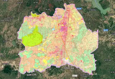 Bản đồ quy hoạch Huyện Chư Pưh, Gia Lai