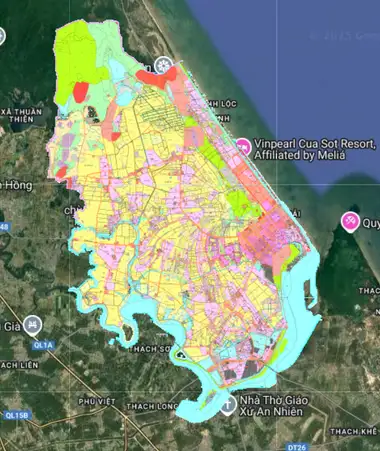 Bản đồ quy hoạch Huyện Lộc Hà, Hà Tĩnh