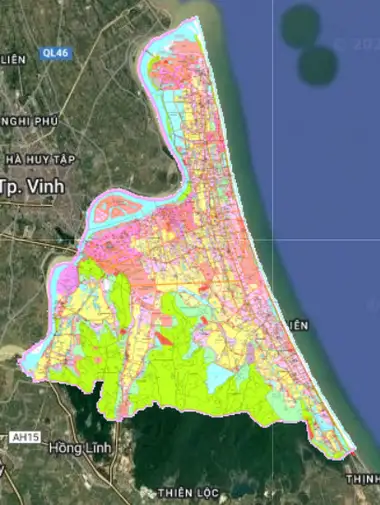 Bản đồ quy hoạch Huyện Nghi Xuân, Hà Tĩnh