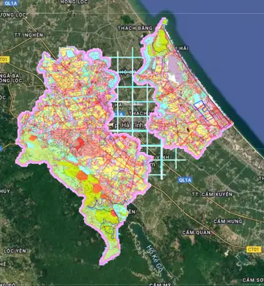Bản đồ quy hoạch Huyện Thạch Hà, Hà Tĩnh