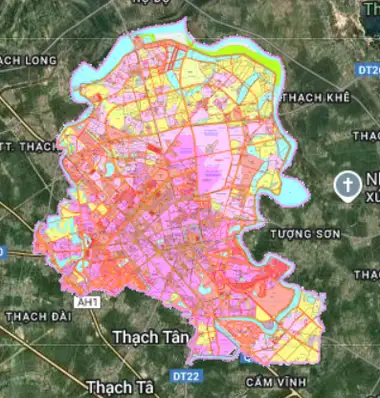 Bản đồ quy hoạch Thành phố Hà Tĩnh, Hà Tĩnh