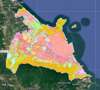 Bản đồ quy hoạch Thị xã Kỳ Anh, Hà Tĩnh