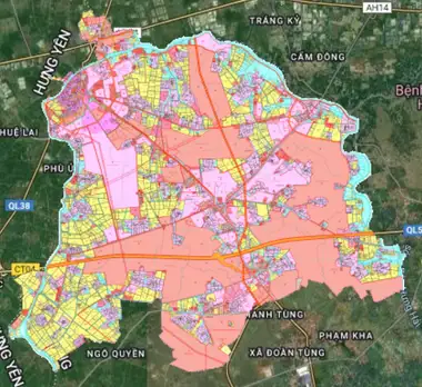 Bản đồ quy hoạch Huyện Bình Giang, Hải Dương