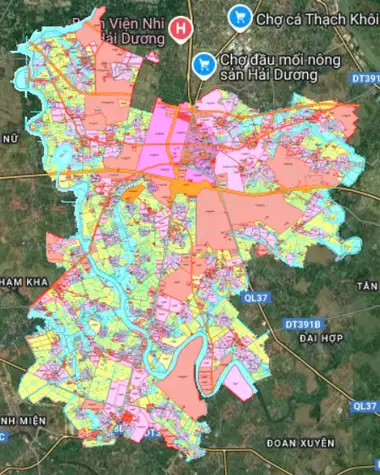 Bản đồ quy hoạch Huyện Gia Lộc, Hải Dương
