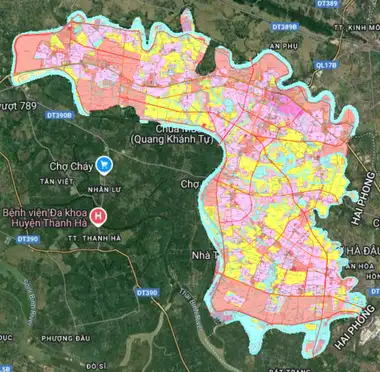 Bản đồ quy hoạch Huyện Kim Thành, Hải Dương