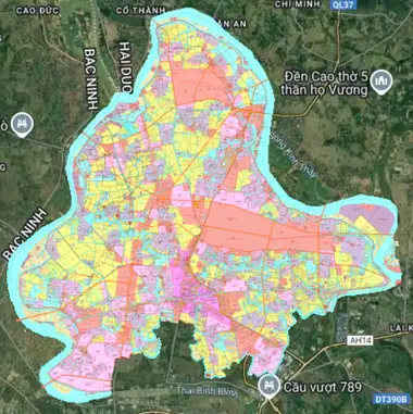 Bản đồ quy hoạch Huyện Nam Sách, Hải Dương