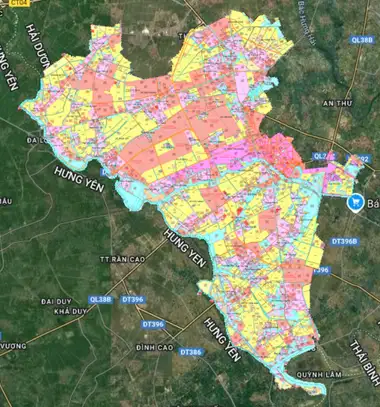 Bản đồ quy hoạch Huyện Thanh Miện, Hải Dương