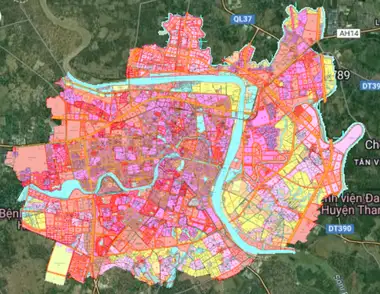 Bản đồ quy hoạch Thành phố Hải Dương, Hải Dương