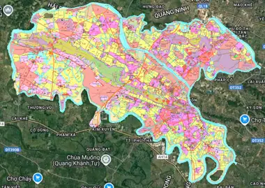 Bản đồ quy hoạch Thị xã Kinh Môn, Hải Dương