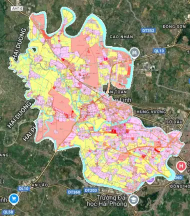 Bản đồ quy hoạch Huyện An Dương, Hải Phòng