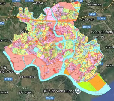 Bản đồ quy hoạch Huyện Kiến Thuỵ, Hải Phòng