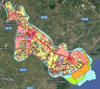 Bản đồ quy hoạch Huyện Tiên Lãng, Hải Phòng