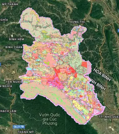 Bản đồ quy hoạch Huyện Yên Thủy, Hoà Bình