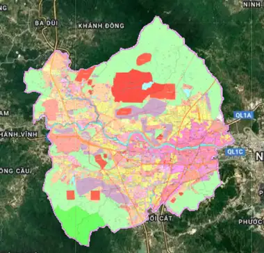Bản đồ quy hoạch Huyện Diên Khánh, Khánh Hòa