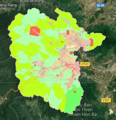 Bản đồ quy hoạch Huyện Khánh Vĩnh, Khánh Hòa