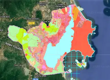 Bản đồ quy hoạch Thành phố Cam Ranh, Khánh Hòa