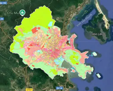 Bản đồ quy hoạch Thị xã Ninh Hòa, Khánh Hòa