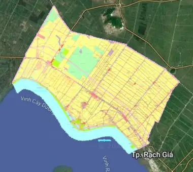 Bản đồ quy hoạch Huyện Hòn Đất, Kiên Giang