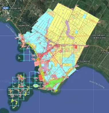 Bản đồ quy hoạch Huyện Kiên Lương, Kiên Giang