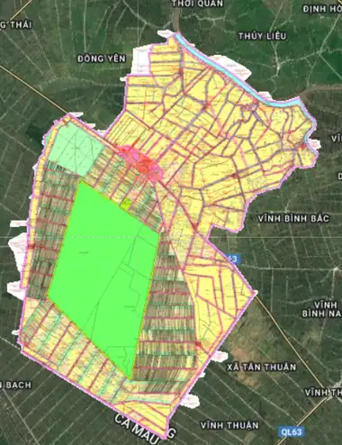 Bản đồ quy hoạch Huyện U Minh Thượng, Kiên Giang