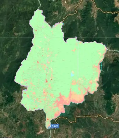 Bản đồ quy hoạch Huyện Ia H' Drai, Kon Tum