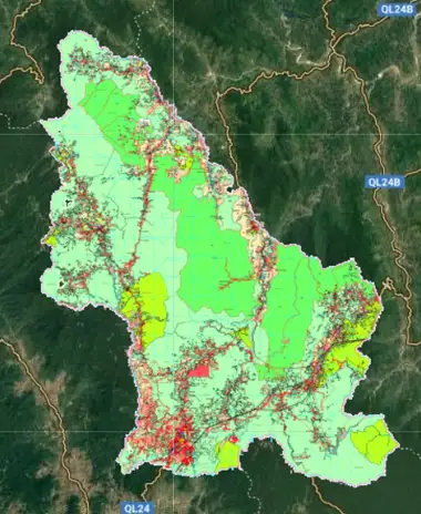 Bản đồ quy hoạch Huyện Kon Plông, Kon Tum