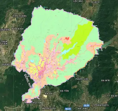 Bản đồ quy hoạch Huyện Đạ Tẻh, Lâm Đồng