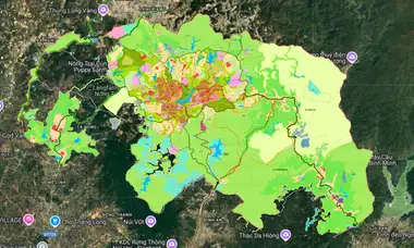 Bản đồ quy hoạch Thành phố Đà Lạt, Lâm Đồng