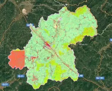 Bản đồ quy hoạch Huyện Đình Lập, Lạng Sơn